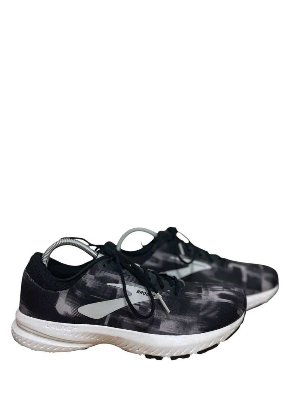Brooks Launch 6 1202851B049 Black Grey Lace up Running Shoes  Women's Sz 11B